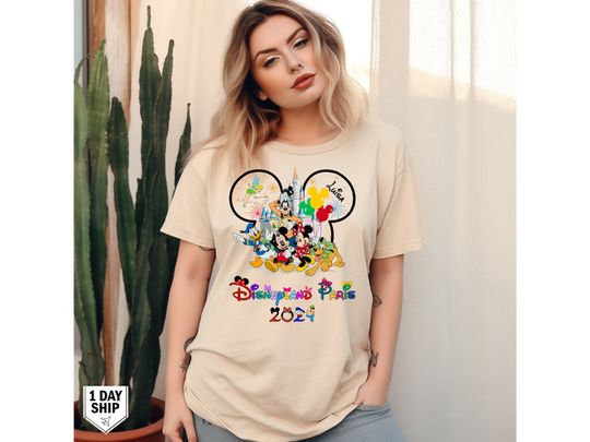 Custom Disneyland Paris T-shirt, Disney Family Vacation 2024 Shirt