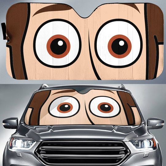 Toy Story Woody Face Car Sun Shade Toy Story Disneyland Car Sun Shade Car Windsh