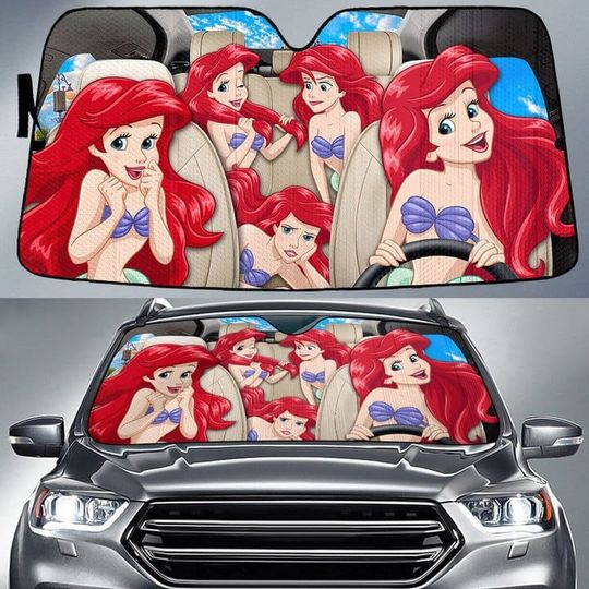 Disney The Little Mermaid Car Sun Shade, The Little Mermaid Sunshade