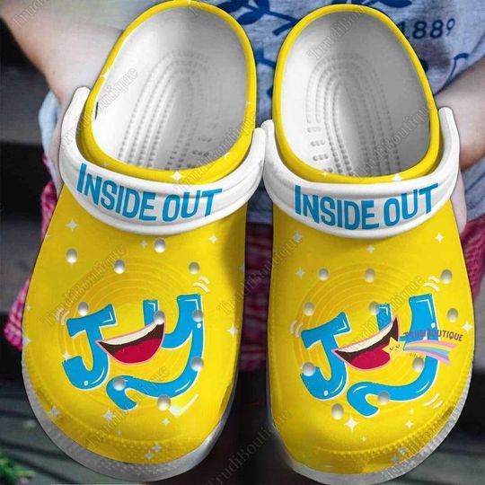 Disney Inside Out Joy Sandals, Inside Out It's Okay To Feel Clogs