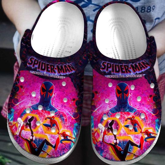 Spider Man Across the Spider-Verse Clogs, Disney Clogs
