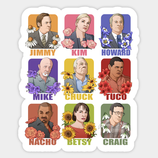 Better Call Saul Stars - Better Call Saul - Sticker