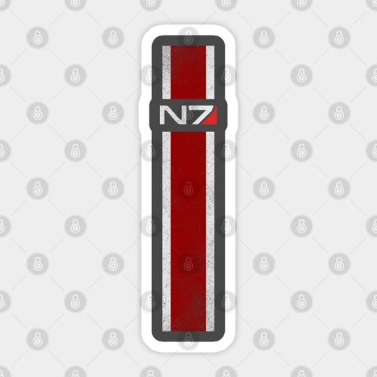 N7 - Mass Effect - Sticker