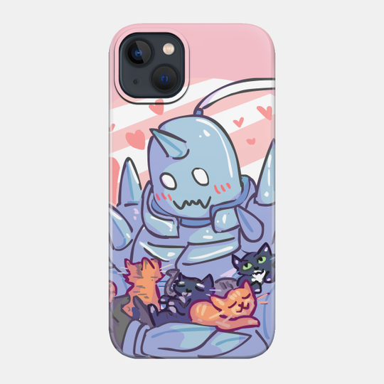 Fullmetal Alphonse and Kittens - Fullmetal Alchemist - Phone Case