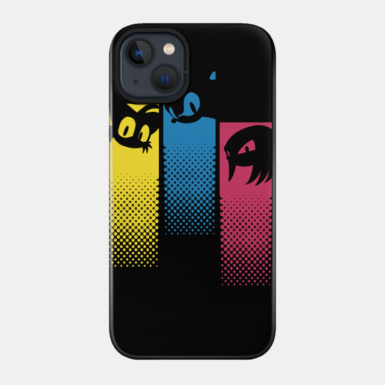 Sonic The Hedgehog - Sonic Heroes! (Sonic, Tails, Knuckles) - Sonic The Hegdehog - Phone Case