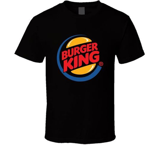 Burger King Retro Logo Fast Food Restaurant Funny Hypebeast T Shirt
