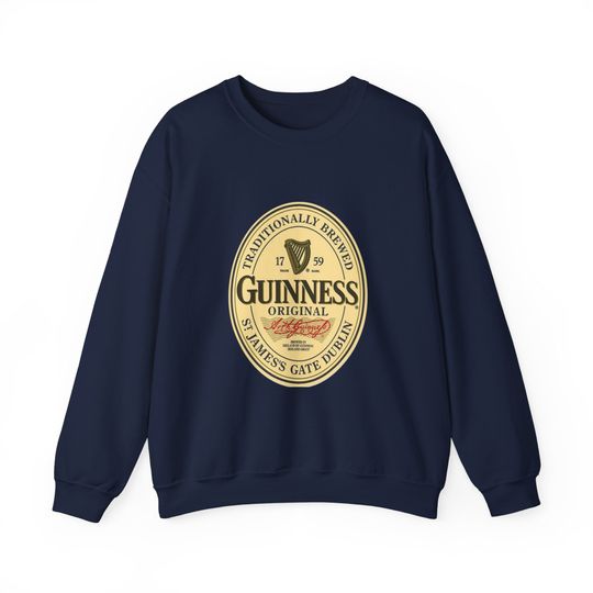 Guinness Beer Sweatshirt, Irish Dry Stout Sweater, Beer Apparel, Have A Guinness When You're Tired, Gift For Him Crewneck Sweatshirt