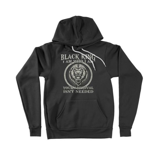 Black King I am Who I Am Your Approval Isn't Needed, Black Father Shirt, BLM, Lion Face, Black Lives Matter, Black Dad Gifts,Fathers Day