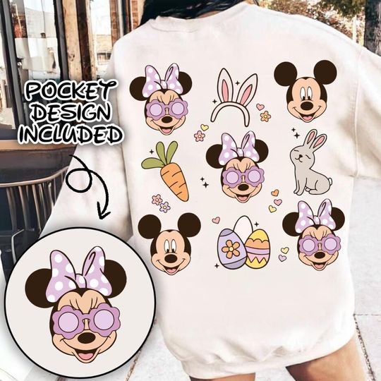 Discover Mega Mouse And Friends Easter day, Happy easter SVG, Mouse Easter's Day SVG, mouse funny easter bunny