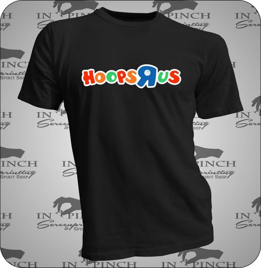 Discover Hoops R Us Basketball Parody shirt