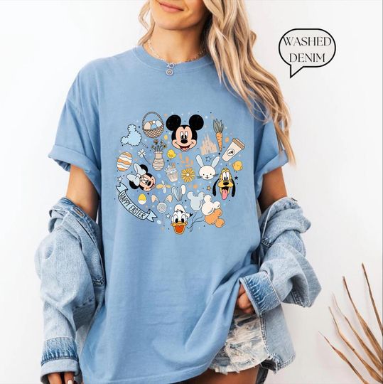 Discover Happy Easter Disney Easter Shirts, Mickey And Friends Easter Shirt, Disney Easter Bunny Shirt, Disneyworld Easter, Vacation Shirt