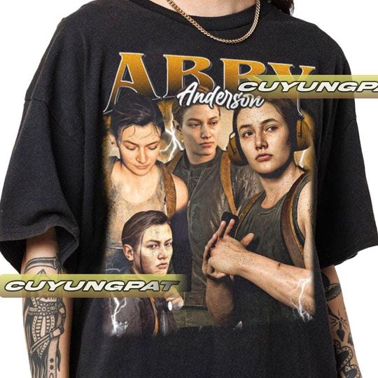Abby Anderson The Last Of Us Vintage T-Shirt, Gift For Woman and Man Unisex T-Shirt