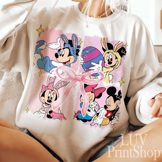 Mickeyy Easter Coquette  ,Mouse Coquette Bow Easter  , Mickey Easter egg  , Main Street Easter  , Magical Easter