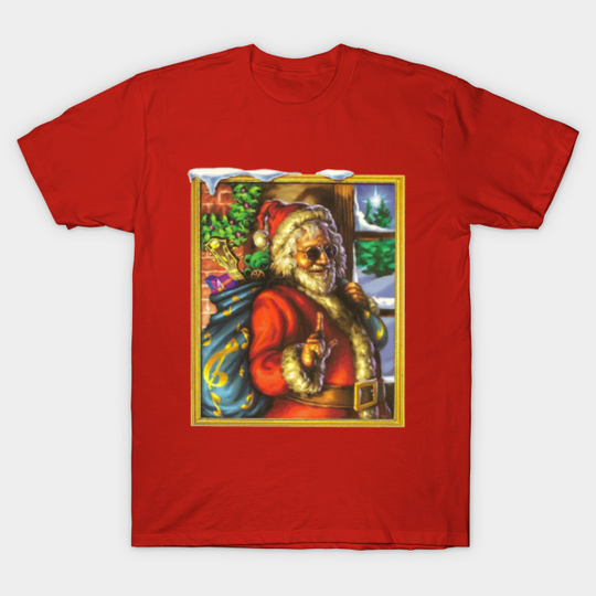 Santa Jerry - Jerry Garcia - T-Shirt