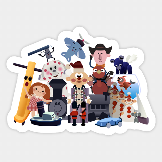 Misfit Menagerie - Rudolph - Sticker