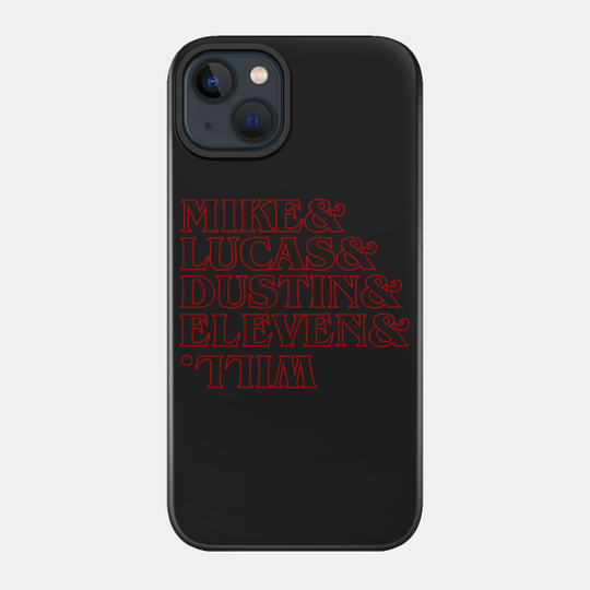 Stranger Kids black - Stranger Things - Phone Case
