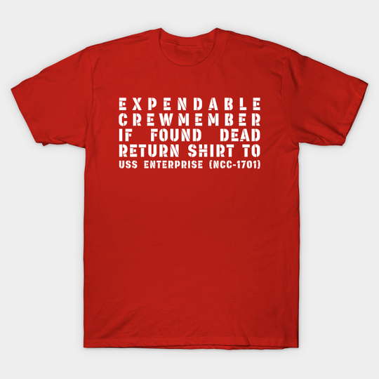 Expendable Crewmember - Star Trek - T-Shirt