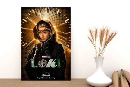 Lady Loki Poster From The Loki TV Series On Disney Plus Poster