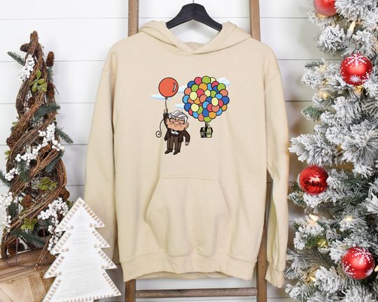 Disney Up Movie Hoodie, Disney Up Carl Sweatshirt, Disney World Sweat, Adventure Is Out There Hoodie
