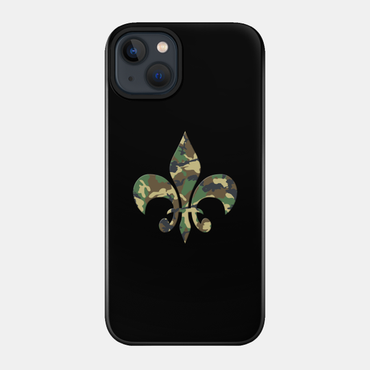 CAMO Fleur Del Lis NOLA New Orleans - New Orleans - Phone Case