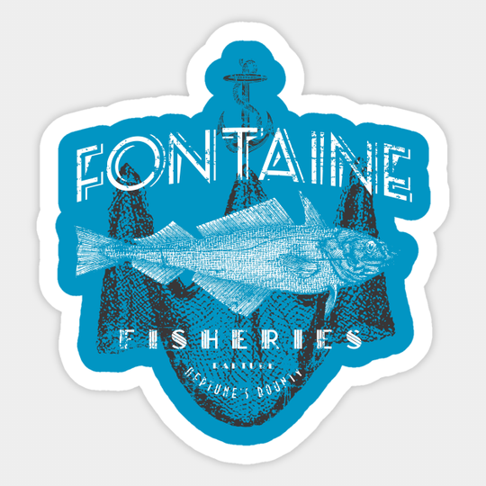 Fontaine Fisheries - Bioshock - Sticker