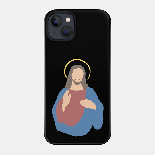 Minimal Jesus - Jesus Saves - Phone Case