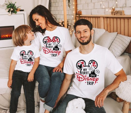 Discover My First Disney Family Trip 2023 Shirt, Disney Family Vacation T-shirt , Family Vacation Outfit