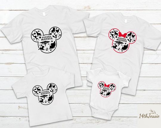 Hakuna Matata Tshirt, Sweatshirt, Hoodie, Disney Vacation Shirts