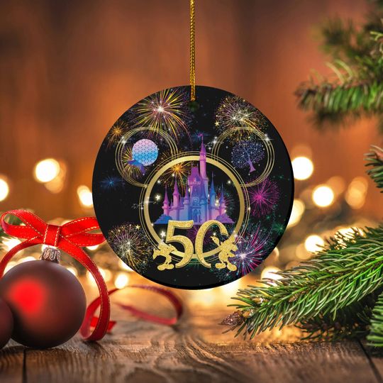 Discover Disney Disney 50th Anniversary Christmas Ornament