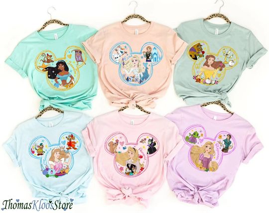Disney Princess Shirt, Princess Mickey Ears Shirt, Princess Birthday Shirt, Matching Disney shirt