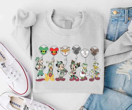 Disney Christmas Animal Kingdom Sweatshirt, Disneyland Christmas Sweatshirt