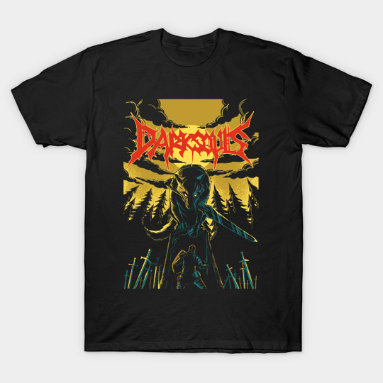 Un Dark Souls Metal Band Tee - Gaming - T-Shirt