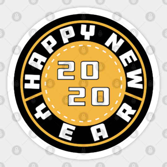 custom newyear design - Happy Holidays - Sticker