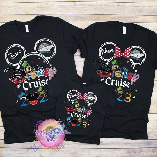 Family Disney Cruise 2023 Shirt, Disney Family Cruise Shirts, My First Disney Trip Shirt, Mickey and Friends Shirt