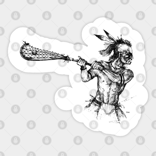 The Founder - Lacrosse - Sticker