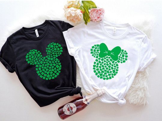 Disney St Patricks Day Shirt, Shamrock Minnie, St Patricks Day Minnie Shirt, Disney St Patricks Day Shirt