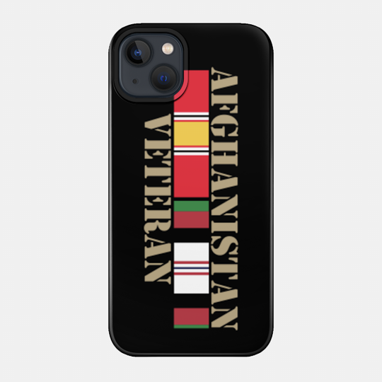 Afghanistan Veteran Text - Afghanistan Veteran Text - Phone Case