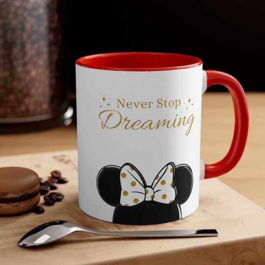 Minnie Mouse Mug, Disney Inspired Mug, Magic Kingdom Mug, Disney Gift, Disney Coffee Mug, Disney Tea Mug