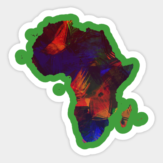 africa - African American - Sticker