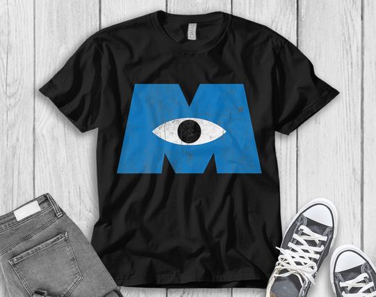 Disney Monsters Inc. Eye Logo Graphic T Shirt