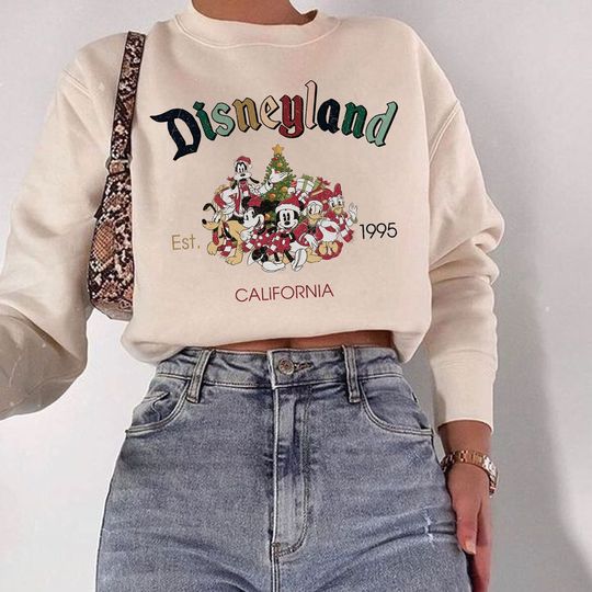 Vintage Disney Land Christmas Sweatshirt