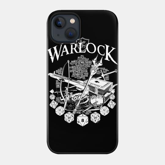RPG Class Series: Warlock - White Version - Warlock - Phone Case