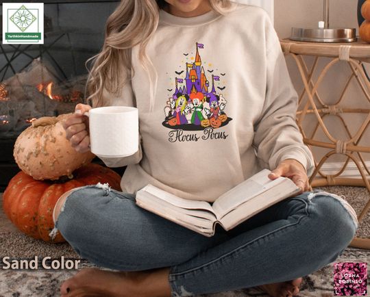 Minnie Mouse Hocus Pocus Shirt, Disney Halloween Shirt, Sanderson Sisters Tee, Mary Sarah Winifred, Retro Disney Castle Shirt, Pumpkins