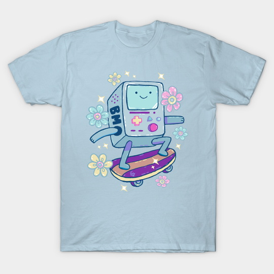Skateboard BMO - Bmo - T-Shirt