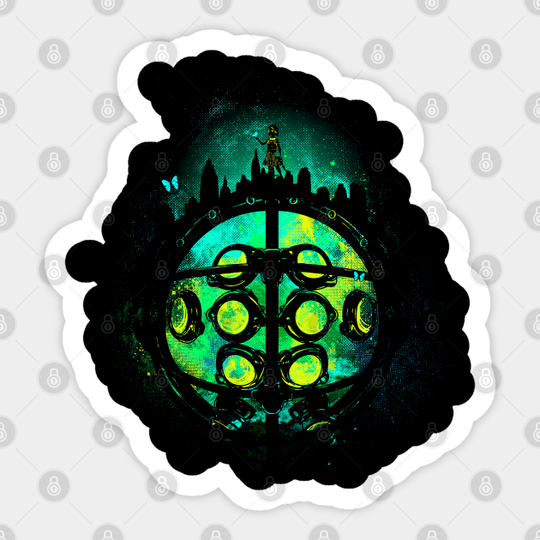 Face of Protector - Bioshock - Sticker