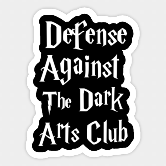 Defense Against The Dark Arts Club - Harry Potter - Sticker