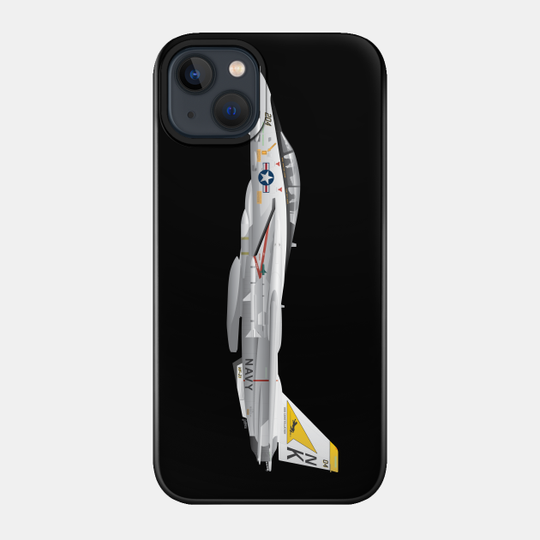 Fighter Squadron 21 (VF-21) Freelancers F-14 Tomcat Illustration - F 14 Tomcat - Phone Case