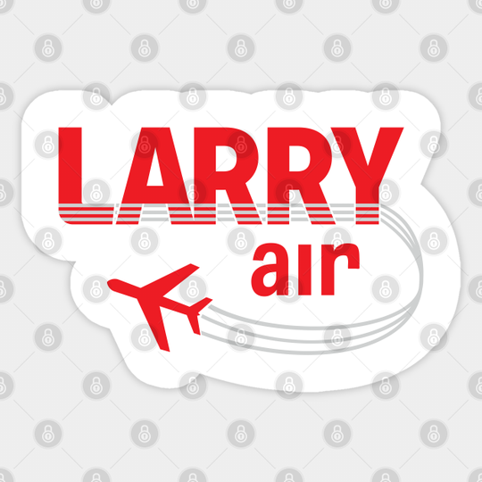 Larry Air - Stevie's Airline on Schitt's Creek - Schitts Creek - Sticker