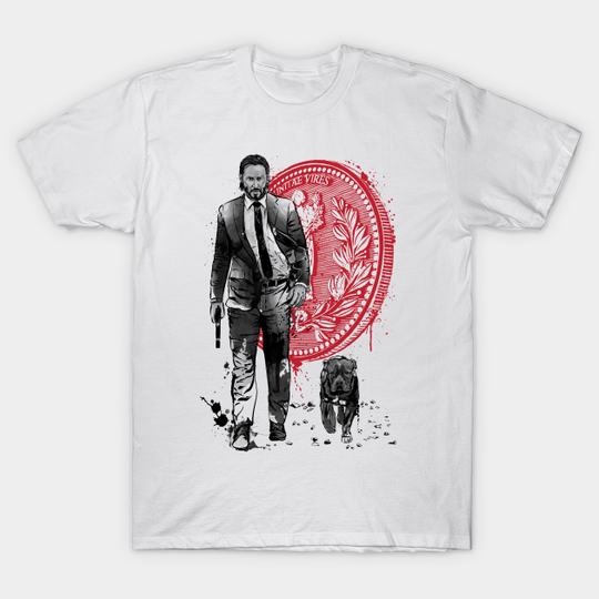 Lone Hitman and Cub - John Wick - T-Shirt