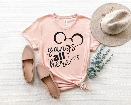 Discover Gangs All Here Shirt, Gangs Shirt, Family Disney Shirts